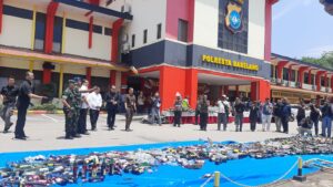 Polresta Barelang Musnahkan Barang Bukti Razia Pekat Selama Ramadhan