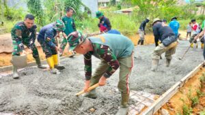 Warga Bersyukur Atas Hadirnya Kegiatan TMMD di Kavling Seraya Sambau Batam
