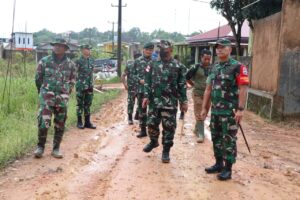 Danrem 033/WP Tinjau Proses Kegiatan TMMD di Kavling Seraya Sambau Batam