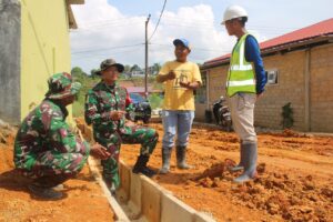 Dansatgas TMMD Kota Batam Kembali Tinjau Progres di Kavlin Seraya Sambau 