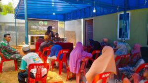 Program TMMD Kodim Batam Turut Memberi Penyuluhan Kesehatan di Kavling Seraya