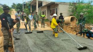 Progres TMMD di Kavling Seraya Telah Berjalan 50 Persen