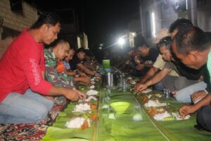 Syukuran Warga Kavling Seraya bersama Satgas TMMD