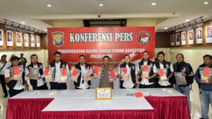 Batam Darurat Narkoba, Polresta Barelang Ungkap 10 Kg Sabu dan 1.489 Ekstasi Serta 2,8 Kg Ganja