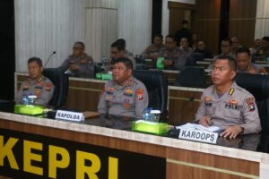Kapolda Kepri Hadiri Rakornas Pengawasan Internal 2023