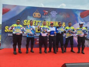 Personil Ditlantas Polda Kepri Raih Juara 1 dan 3 Safety Riding Bhayangkara ke 77 di Korlantas Polri