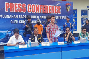 Ditpolairud Gagalkan Penyelundupan 1 Kg Sabu dari Karimun