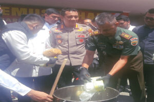 Polresta Barelang Batam Rebus 19,6 Kg Sabu asal Malaysia