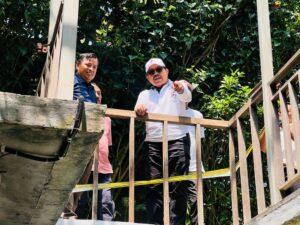 Polisi Sita Barang Bukti Lift Jatuh di Bali