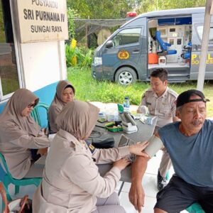 Biddokkes Polda Kepri Gelar Bhakti Kesehatan di Pulau Rempang