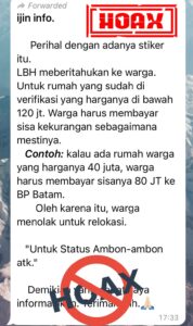 Hoax, BP Batam Minta Warga Bayar Selisih Harga Rumah