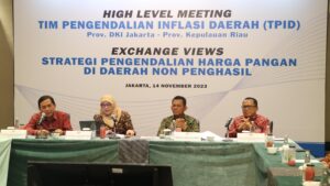 Gubernur Kepri Pimpin High Level Meeting TPID Kepri dan DKI Jakarta
