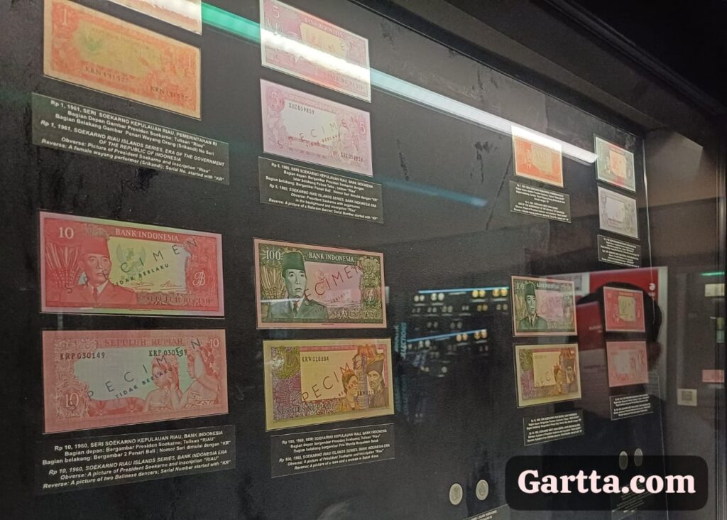 Ini Penampakan Uang Rupiah Kepulauan Riau Yang Tersimpan di Museum Bank Indonesia