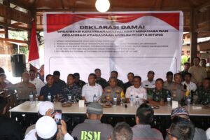 Seluruh Elemen Masyarakat Deklarasi Ciptakan Bitung Damai