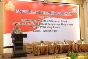 Polda Kepri Gelar Forum Konsultasi Publik Untuk Tingkatkan Pelayanan