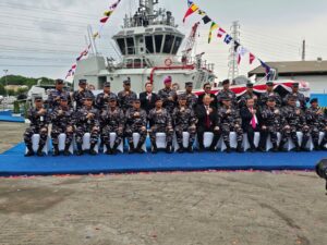 Danlantamal IV Hadiri Peresmian Kapal Tunda Ranai 405