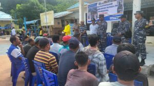 Lantamal IV Batam Sosialisasi Pencegahan PMI Ilegal di Pulau Abang