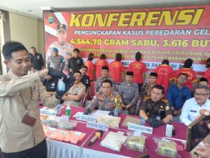 Polresta Ringkus Penyelundup Sabu dan Ekstasi asal Malaysia