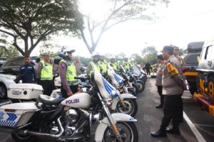 Wakapolda Kepri Lakukan Pengecekan Ranmor dan Ransus Untuk Mengawal Pemili 2024