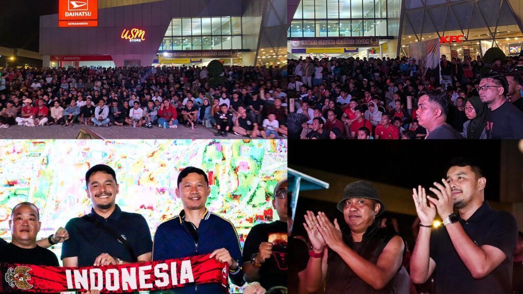 Randi Apresiasi Kekompakan Masyarakat Batam saat Nobar Timnas Indonesia