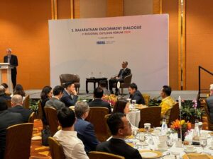 Gubernur Kepri Tawarkan Kerjasama dan Investasi di Forum Regional Outlook S. Rajaratnam