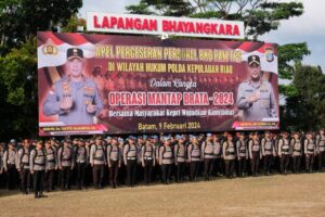 Polda Kepri Mulai Pergeseran Personil Pengamanan TPS Pemilu 2024