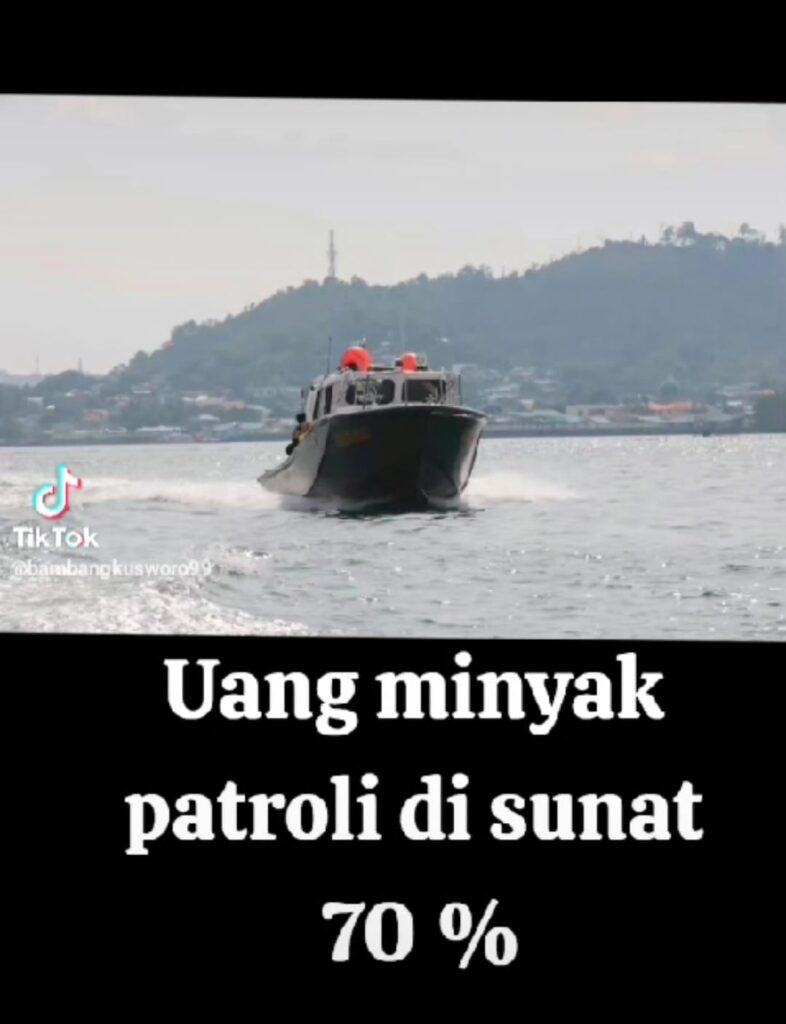 Heboh, Postingan Uang Patroli Dipotong 70 % di Ditpolairud Polda Kepri