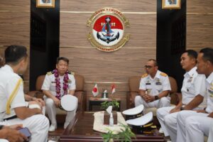 Danlantamal IV Terima CC Kapal Perang Jepang