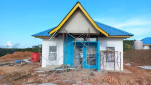 Update Pengerjaan 4 Rumah Contoh di Tanjung Banon