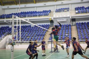 Tim Bola Voli Putra BP Batam Gelar Laga Persahabatan Melawan Lanud Hang Nadim