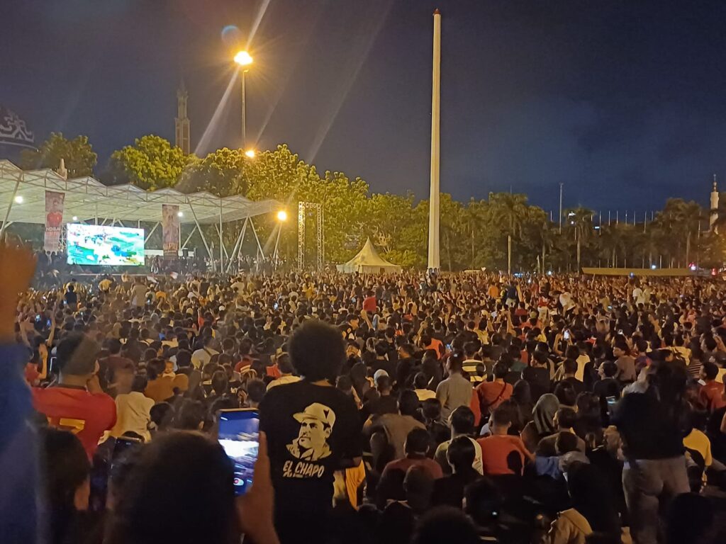 Ribuan Warga Batam Saksikan Timnas Indonesia Gagal ke Final AFC 2024 U-23