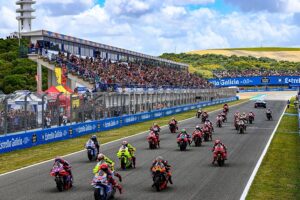 Marc Marquez Puji Gaya Agresif Pecco Bagnaia di MotoGP Spanyol