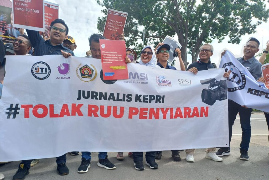 Jurnalis Kepri Gelar Aksi Damai, Ini Tuntutanya