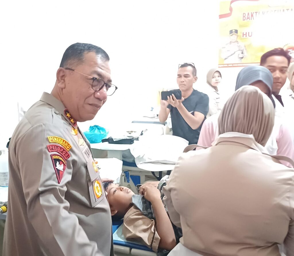 Bhakti Kesehatan Polda Kepri di HUT Bhayangkara ke 78