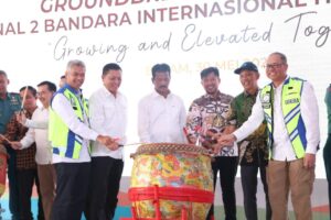 Ketua DPRD Kota Batam Ikut Groundbreaking Terminal II Bandara Hang Nadim