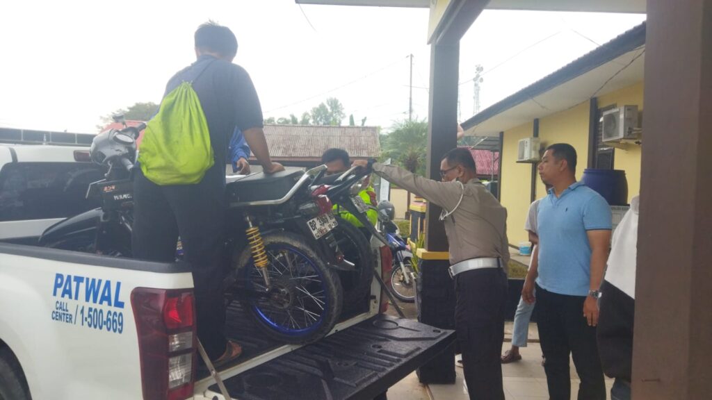 Sebanyak 4 Sepeda Motor dan 3 Pelajar Diamankan Polisi Saat Balap Liar di Bintan