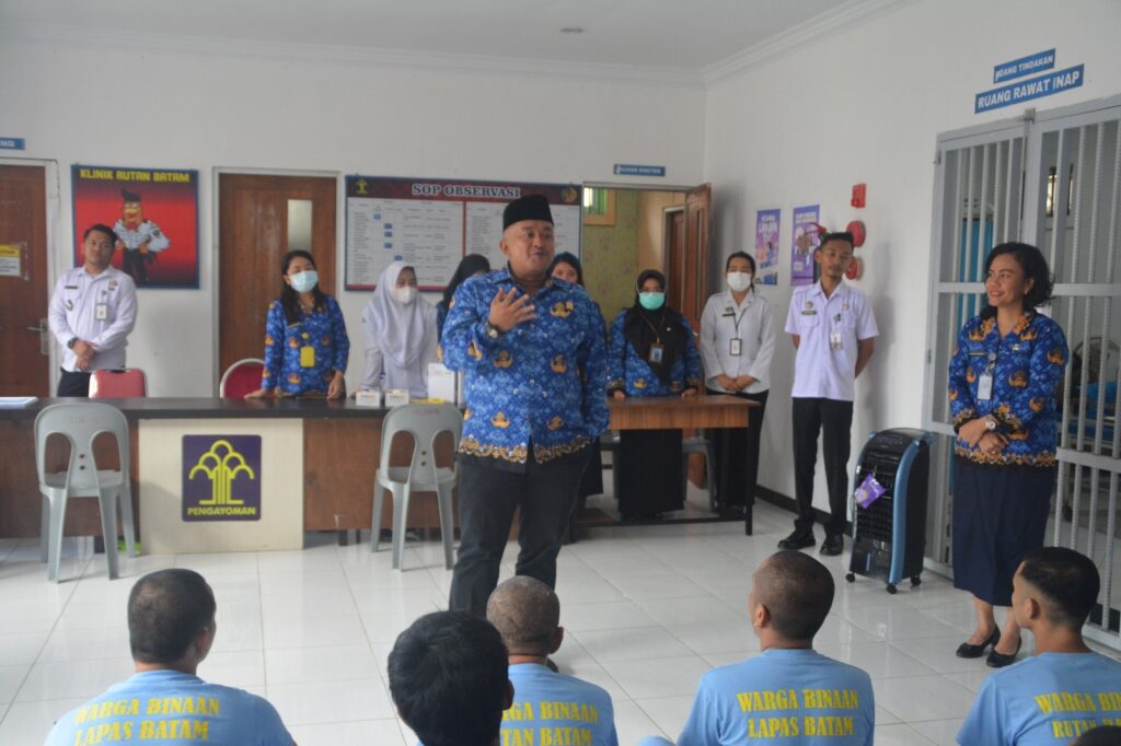 Deteksi Dini HIV/AIDS, Rutan Batam Gelar Voluntary Counseling and Testing 