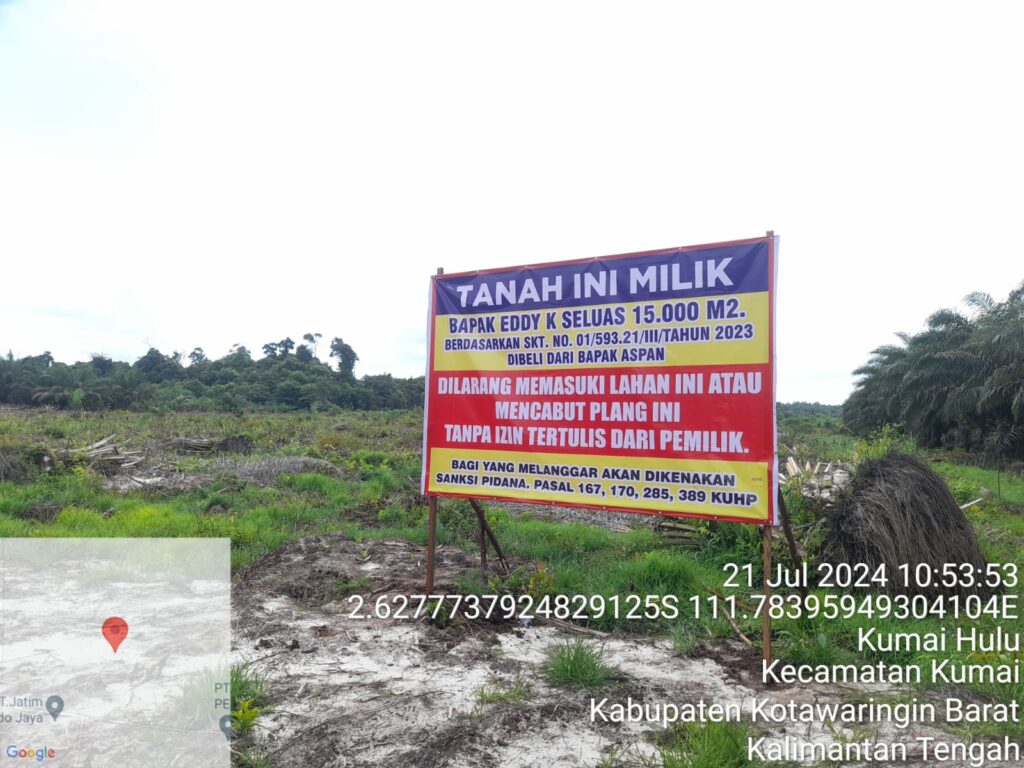 Warga Resah Konflik Agraria di Kalteng Kian Meruncing