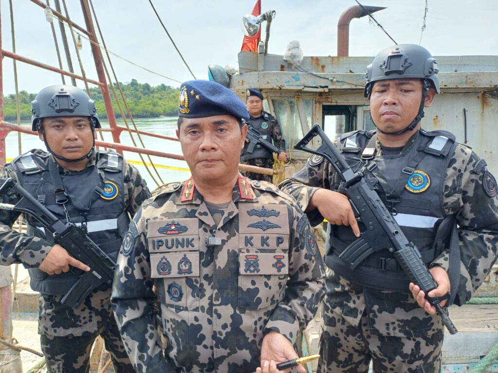 Sempat Melawan Kapal Patroli PSDKP Batam, KIA Vietnam Diamankan Curi Ikan di Natuna