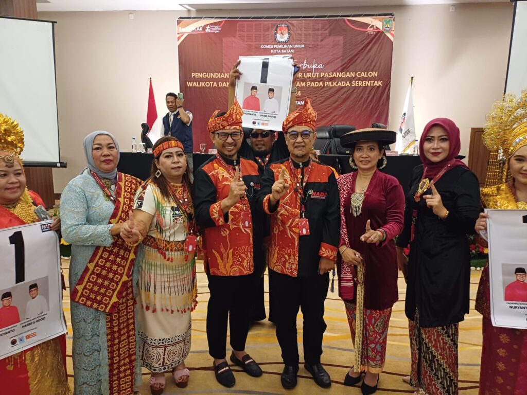 Paslon NADI 1 ASLI 2, KPU Batam: Nomor Urut Pilkada 2024 Sesuai Hasil Pengundian