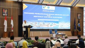BP Batam – BPN Kota Batam Sosialisasikan Progress Rumah dan Sertifikat Hak Milik Elektronik Rempang Eco-City