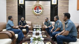 Danlantamal IV Sambut Kunjungan Kepala BC Batam