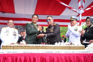 Kapolda Kepri Beri Ucapan di HUT TNI ke 79 di Batam