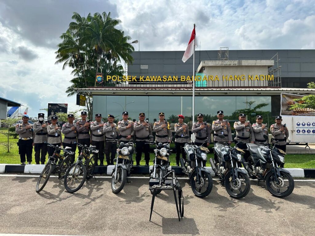Polsek Bandara Laksanakan Pengecekan Kendaraan Dinas dan Inventaris