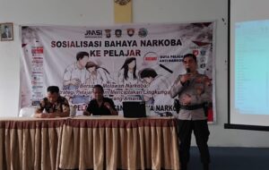 Giliran Siswa SMAN 4 Tanjungpinang Dapat Sosialisasi Bahaya Narkoba dari Polda Kepri dan JMSI