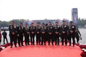 Kapolda Kepri Hadiri Apel Kesiapan Pengamanan Pelantikkan Presiden di Istana