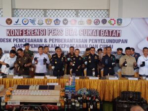 Mengawal Asta Cita, Bea Cukai Batam Ekspos Kinerja Pengawasan Setahun