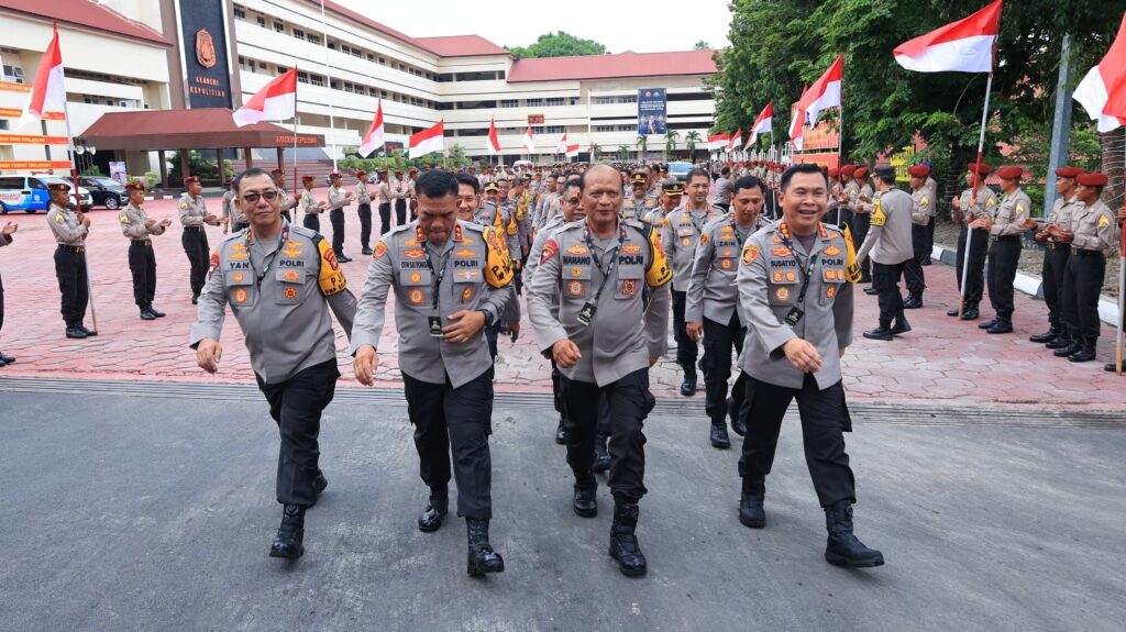 Kapolda Kepri Hadiri Apel Kasatwil Yang Dipimpin Presiden RI dan Kapolri