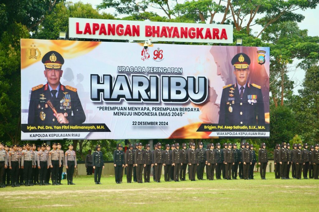 Polda Kepri Gelar Upacara Hari Ibu Tahun 2024