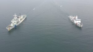 Bakamla RI dan Japan Coast Guard Gelar Passing Exercise